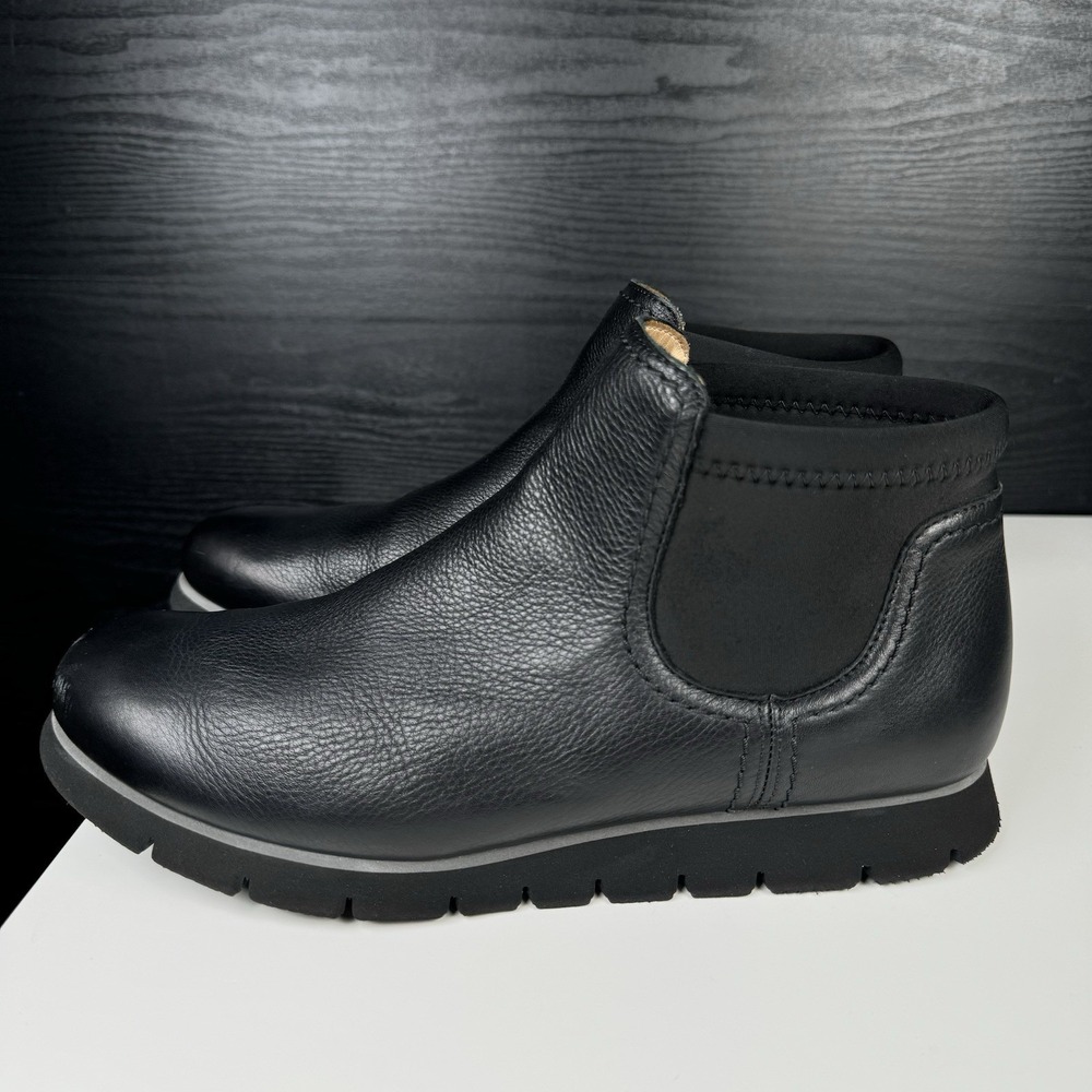 Samuel Hubbard Women’s Chelsea Black Leather Boots~Made in Portugal US 10
